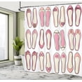 thumbnail image 5 of Ambesonne Retro Shower Curtain, Ballerina Ballet Shoes, 69"Wx84"L, Beige Pink, 5 of 5