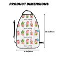 thumbnail image 2 of Xecao Hello Summer Gnome Pattern Car Seat Back Protector 2 Pack Large Capacity Pocket, Kick Mats Back Seat Protector, 2 of 8