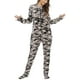 thumbnail image 5 of Pijama de una pieza con capucha y cremallera para mujer, de forro polar cálido y suave, con capucha y pies, para invierno., 5 of 8