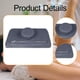 thumbnail image 5 of Almohada de masaje para salón de belleza, almohada para cama de belleza, almohadilla ergonómica y transpirable para reposacabezas. Gris oscuro, 5 of 6