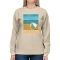 thumbnail image 1 of Image Conscious Beach Ball Sweatshirt Women's -Image Conscious Designs, 1 of 4