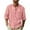 Pink, variant on zfhfof Men's Cuban Guayabera Shirts Casual Long Sleeve Collared Button Down Shirts Cotton Linen Summer Beach Shirts