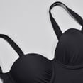 thumbnail image 4 of Aayomet Maillot de Bain Imprimé à Pois de Style Jupe (Noir, XXXXL), 4 of 4