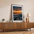 thumbnail image 2 of Windansea Sunset 02 - La Jolla California Photography Black Framed Wall Art Print 24 x 36 inches, 2 of 8