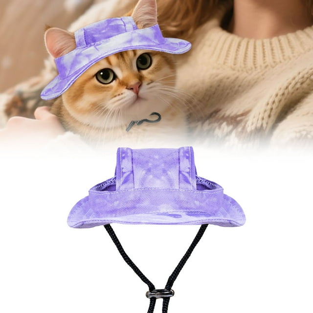 Dog Sun Hat Shield Summer Outdoor Pet Accessories Extended Brim Eye Face Coverage Adjustable Comfortable Lightweight Breathable