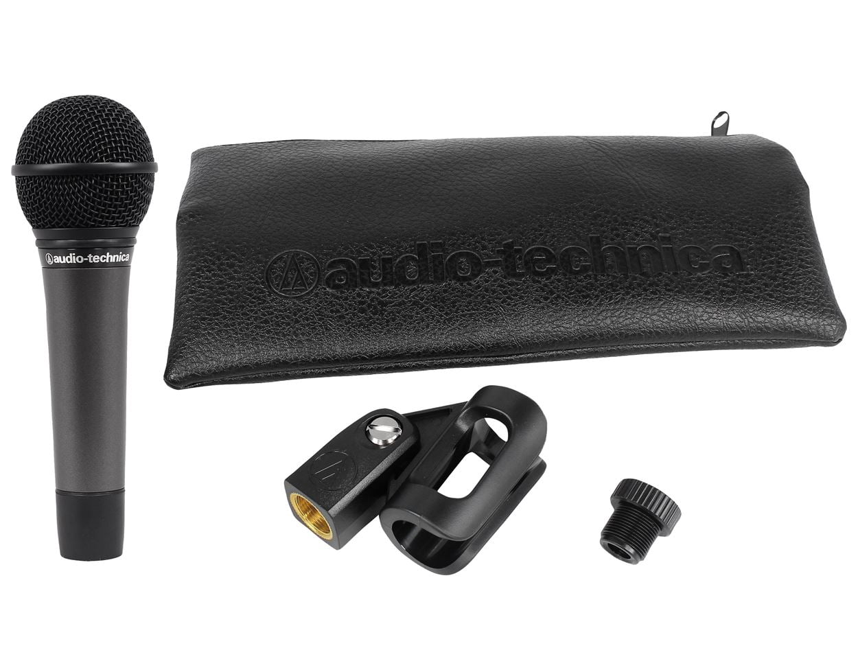 Mackie 1604VLZ4 16-Channel Analog 4-Bus Mixer+Audio Technica ATM510 Mic+Bag