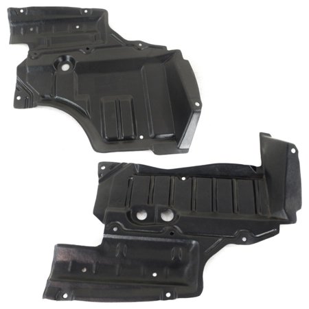 Driver and Passenger Side Engine Splash Shield For 93-97 Altima Sedan Set of 2
