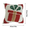 thumbnail image 2 of Christmas Pillow Covers 18x19 Inch Linen Farmhouse Pillow Covers Minimalist Holiday Cushion Cases for Sofa Couch Modern Christmas Throw Pillow Covers, 2 of 6