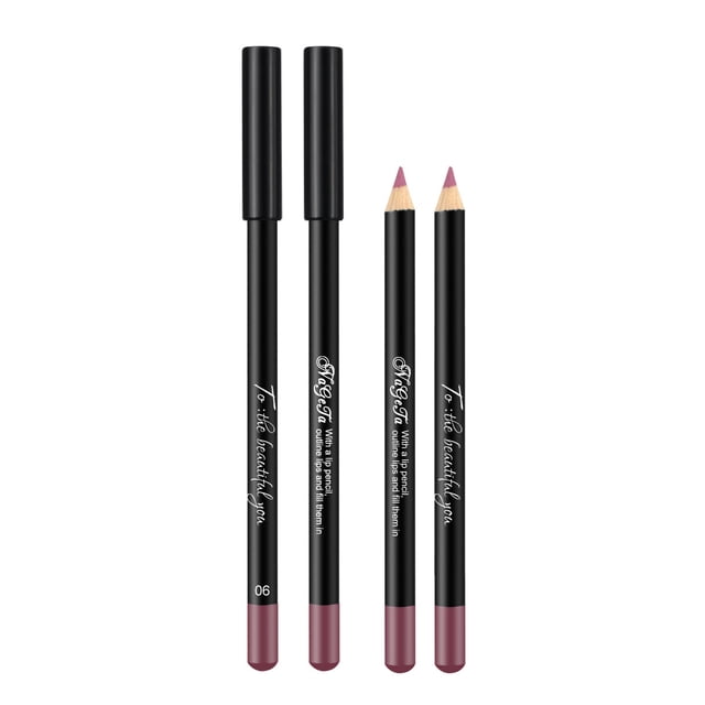 Lápiz labial resistente al agua de 12 colores, delineador de labios de larga duración, lápiz labial