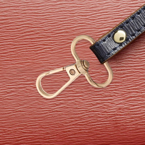 LABSERRON 15Pcs Golden Side Release Buckle for Backpacks and Keychains with Swivel Clip