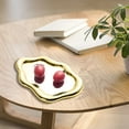 thumbnail image 1 of Women's Ceramic Jewelry Tray Jewelry Tray Jewelry Tray Irregular Cloud Shaped Ceramic Tray Watch Key Tray Ring Tray Suitable For Day/Christmas/Thanksgiving Winter Table Centerpiece Tray for Coffee, 1 of 3