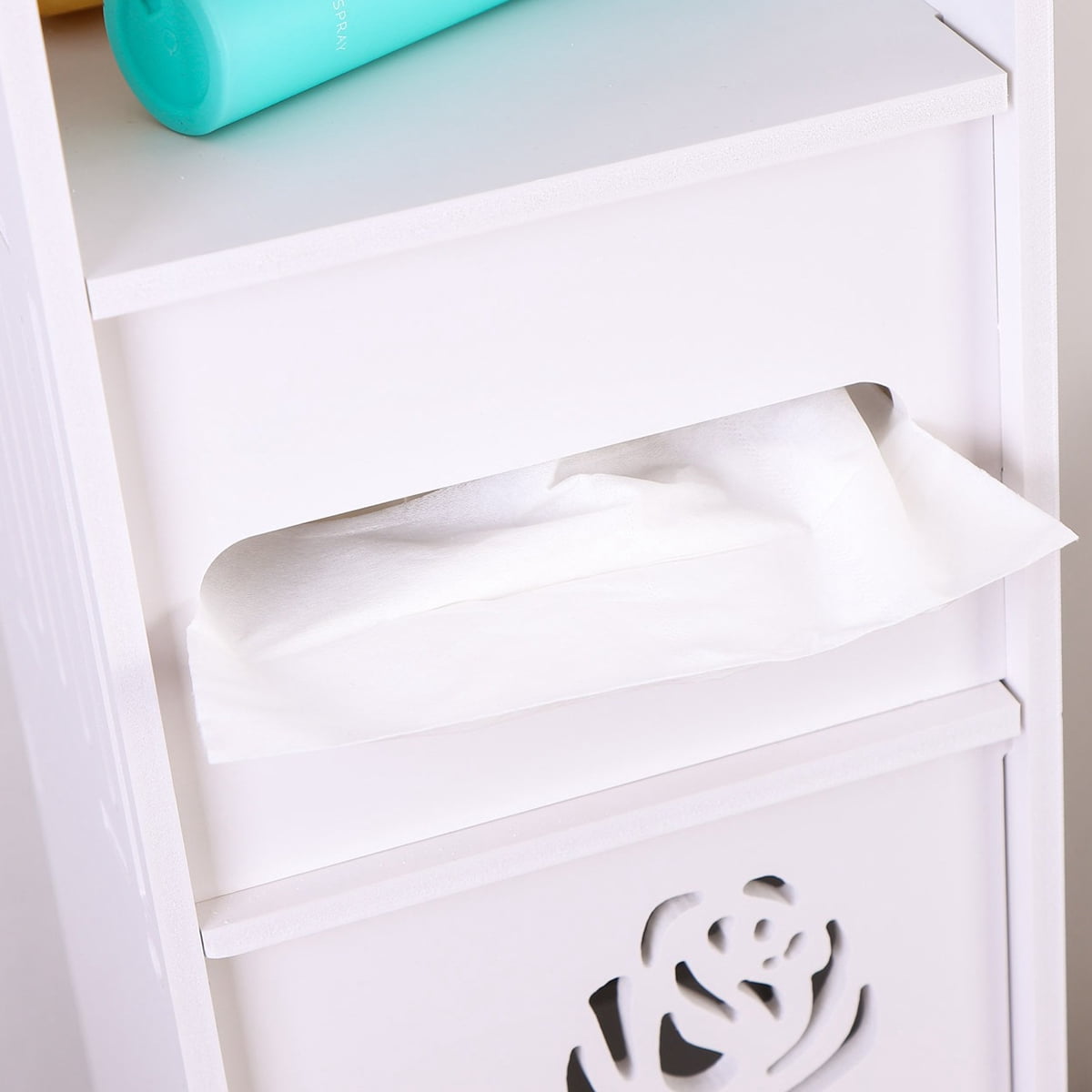 Buy Bestgoods Small Bathroom Storage Corner Floor with Shelves
