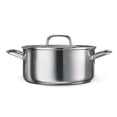 thumbnail image 3 of Tramontina Triverge 10 Piece Tri Ply Clad Stainless Steel Cookware Set, Induction Ready and Oven Safe, 3 of 22