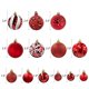 thumbnail image 5 of Moyic Adornos de bolas navideñas de 101 piezas, colgante de bolas colgantes duradero y confiable de amplia aplicación Kits de decoración para fiestas rojo 101PCS, 5 of 6