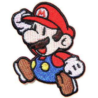 Red Mushroom Mario Iron On Patch