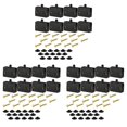 thumbnail image 1 of Interruptor de Luz de Armario de 24 Piezas Interruptor de Contacto AutomáTico de Puerta para Armario Aplicable una 12V 24V 110V (Negro), 1 of 7