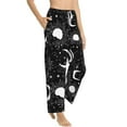 thumbnail image 2 of Haiem Crescent and Stars Women's Pajama Pants Ultra Lightweight Pjs Bottoms Sleepwear Bottom Pants With Pocket Drawstring-XX-Large, 2 of 9