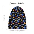 thumbnail image 4 of Honeii Whales In Space Print Kids Knit Beanie Watch Hat ,Knit Cap for Boys and Girls, 4 of 7
