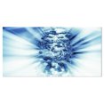 thumbnail image 2 of Fractal 3D Blue Splash Burst - Contemporary Canvas Art Print, 2 of 3