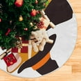 thumbnail image 5 of FMSHPON Halloween Corgi Dog Dressed As Witch Xmas Christmas Tree Skirt Stand Mat for Holiday Party Decoration Indoor Outdoor 36 inches, 5 of 6