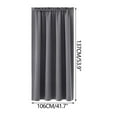 thumbnail image 3 of Window Curtain Panels,Blackout Curtains for Living Room,Sheer Curtains for Bedroom,Curtains Heat Insulation Energy Saving Bedroom and Kitchen Curtains Scandinavian Solid Colour Silk Curtains, 3 of 9