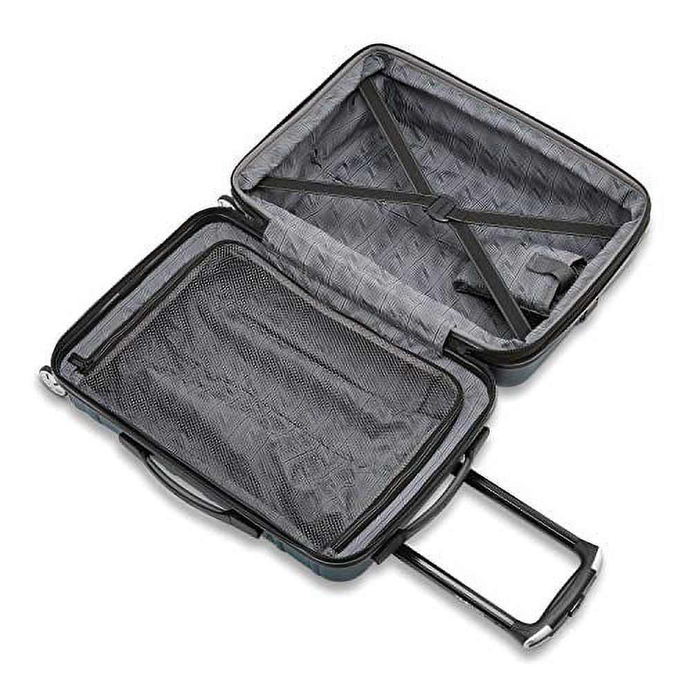 Samsonite Omni 2 Hardside Expandable Luggage with Spinner Wheels, Midnight Black, 3-Piece Set (20/24/28)