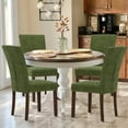 thumbnail image 3 of Dining Chairs Set of Parsons Style Linen   Chairs with  Back  for Round Kitchen Table or Small Dining Room Comfortable &; Stylish, 3 of 6