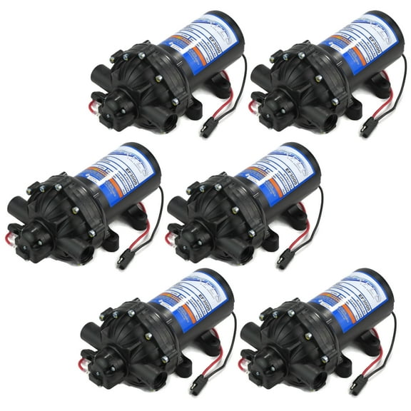 OEM (6 Pack) Everflo 3.0 GPM, 12 Volt, Diaphragm Pump EF3000-BC, EF3000BC, 14190335