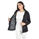thumbnail image 4 of Chamarra ligera con capucha desmontable Roman Fashion /Juvenil, 24609 (Negro) negro G, 4 of 5