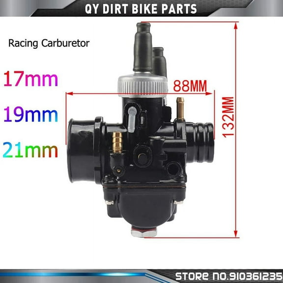 Motorcycle Carburetor PHBG 19MM AD for 50-100Cc Engine 2 Stroke Racing Motor PHBG19