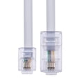 thumbnail image 4 of Keple 3m RJ11 to RJ45 Cable; White; 6P4C to 8P8C Connector Plug; 10 Feet; For Landline Telephone, Fax Machines, Answering Machines, 4 of 4