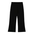 thumbnail image 2 of Zaldita Children Boys' Girl' Classic Stretchy Loose Fit Boot Cut Jazz Dance Pants Dancewear Black 12, 2 of 4