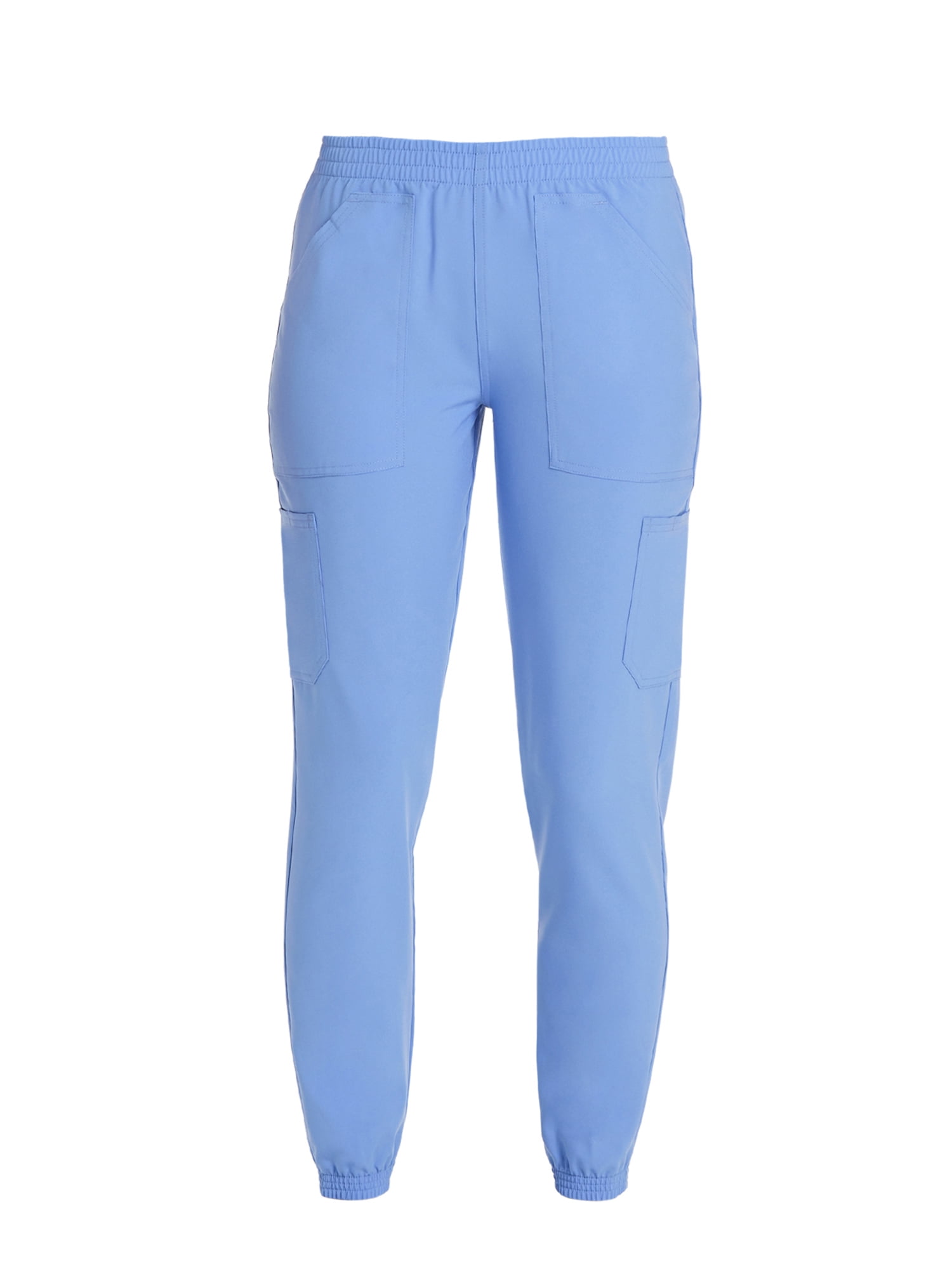 Scrubstar Women's Core Essentials Stretch Pull-On Jogger Cargo Scrub Pants, Sizes XS-3XL
