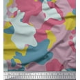 thumbnail image 1 of Soimoi Rayon Crepe Fabric Multicolor Camouflage Decor Fabric Printed Yard 46 Inch Wide, 1 of 1