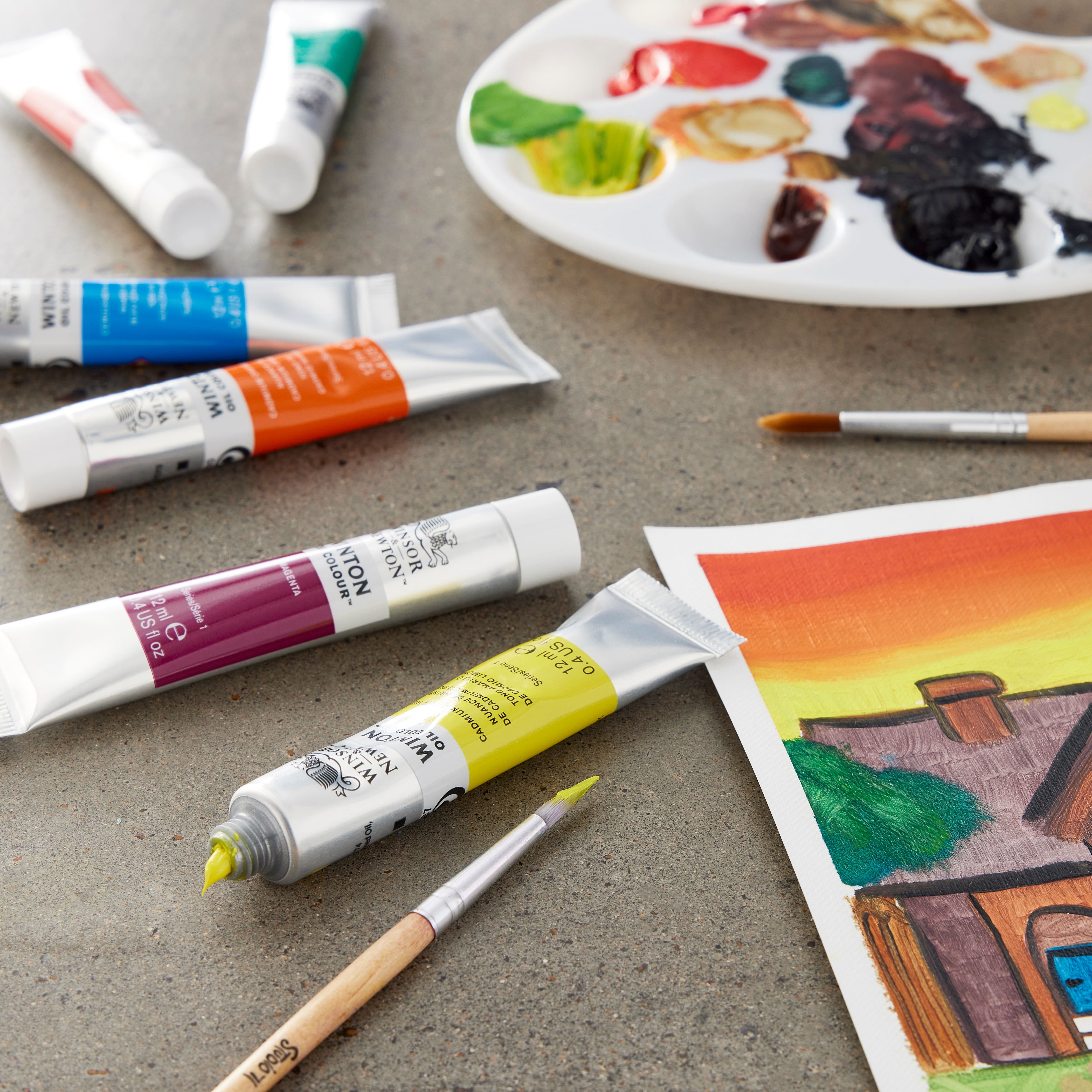 Winsor & Newton Winton Oil Color Paint, 12 mL Tubes, 20 Colors
