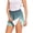 Cyan, variant on Post-Surgery Recovery Shorts for Women, Side Open Adaptive Clothing with Velcro Closures, Gradient Ombre Nursing Shorts for Hip & Knee Surgery Care