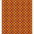 thumbnail image 3 of Ethnic Duvet Cover Set, Repetitive Folkloric Ornaments Warm Colors, Decorative 3 Piece Bedding Set with 2 Pillow Shams, Queen Size, Orange Mustard, by Ambesonne, 3 of 3