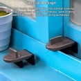 thumbnail image 3 of Kenally Ventana corredera Cerradura de seguridad para niños Metal ajustable Sin espacio de perforación Tope de gabinete Puertas Pestillos Hardware de Type3 NO3 Kenally TO009569-01, 3 of 6