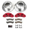 thumbnail image 2 of PowerStop Rear Z36 Truck & Tow Brake Pad and Rotor Kit with Red Powder Coated Calipers Fits: CHEVROLET GMC Select Models KC5337-36, 2 of 4