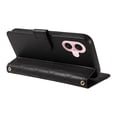 thumbnail image 3 of Allytechgroup iPhone 16 Plus Case Wallet, Premium PU Leather Cards Slots Hand Wrist Shoulder Strap Flip Cover Stand Protective Phone Case for Apple iPhone 16 Plus, Black, 3 of 7