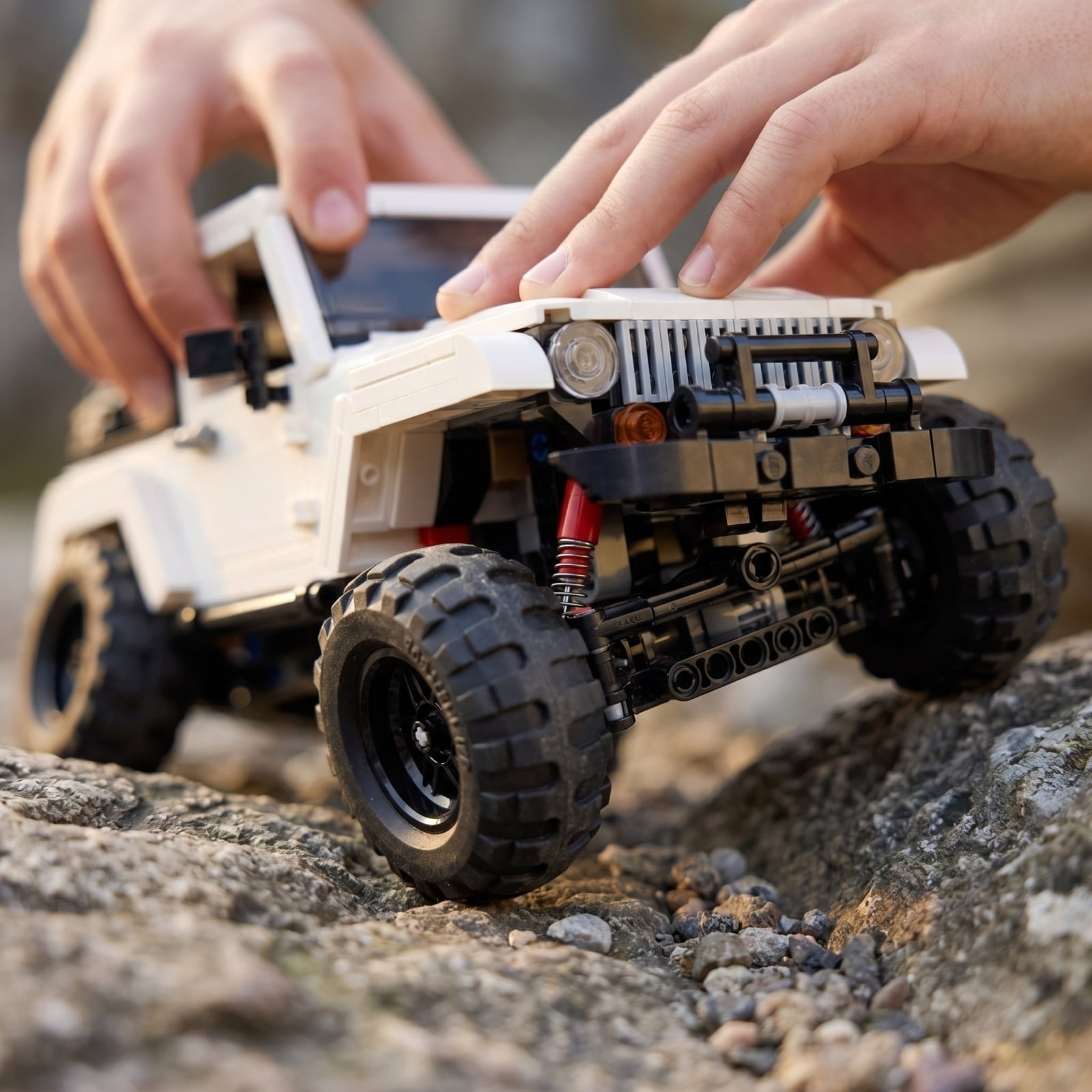 3 in 1 Classic off-Road Vehicle Building Block Sets, 1632 Pcs off Road Cars DIY Model Kit, Collectible and Display ORV Building Toys, Creative Birthday Gifts for Adults Teens 14+