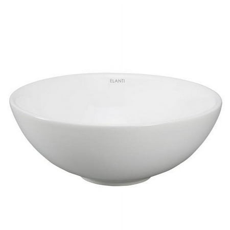 UPC 852881005069 product image for Elanti Ceramic Circular Vessel Bathroom Sink | upcitemdb.com