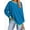 Blue, variant on Fantaslook Color Block Sweatshirts for Women Crewneck Long Sleeve Oversized Pullover Tops Casual Fall Outfits