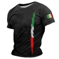 thumbnail image 3 of T-Shirt Graphique Décontracté pour Hommes T-Shirt Polyvalent pour Tous les Jours Design à Col Rond Élégant pour Sorties Sociales Coupe Légère et Confortable, 3 of 3