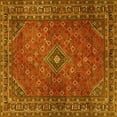 thumbnail image 1 of Ahgly Company Indoor Square Persian Yellow Traditional Area Rugs, 8' Square, 1 of 4