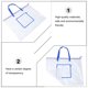 thumbnail image 3 of unbranded Bolsa Organizadora Transparente Azul Para Guardar Portafolios Y Tableros De Anuncios, 3 of 5