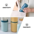 thumbnail image 6 of Tooth Paste Camping Accessories 4 Pcs Travel Toiletry Toothbrush Holder and Toothpaste Case Wash Cup Plastic, 6 of 6