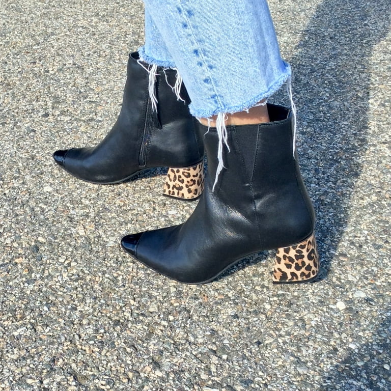 Walmart leopard print outlet boots