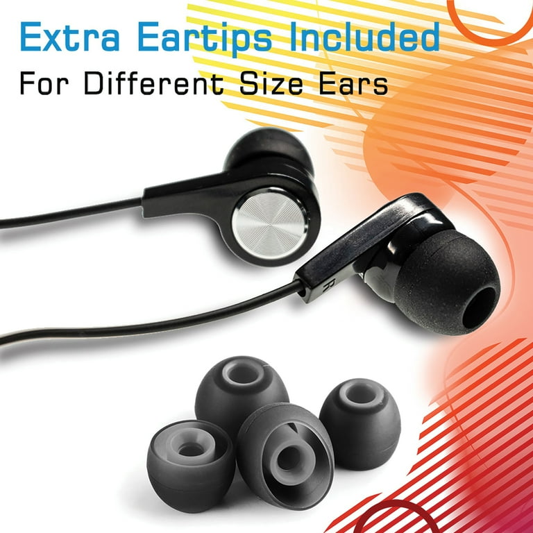 Maxell Sync Up Type-C Wired Earbuds with Microphone, Black, 199261 