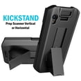 thumbnail image 5 of Case with Stand for Zebra TC21 TC26 Mobile Computer Scanner, Nakedcellphone Textured Slim Hard Shell Protector Cover with Kickstand - Black, 5 of 5